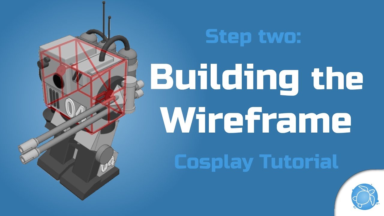 Building a Full-Size Robot Costume - Step 2: Wireframe