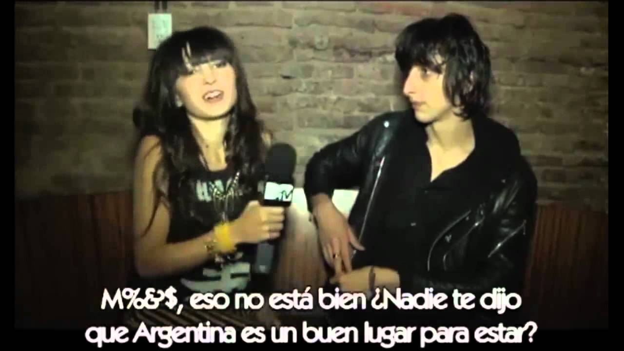 THE HORRORS IN ARGENTINA   MTV Guik Interview with Faris Badwan