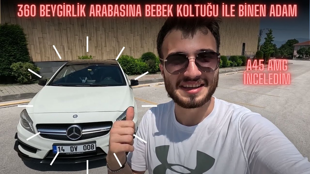 360 BEYGİRLİK A45'İNE BEBEK KOLTUĞUYLA BİNEN ADAM l A45 DETAYLI GAZLAMA(İNCELEME)