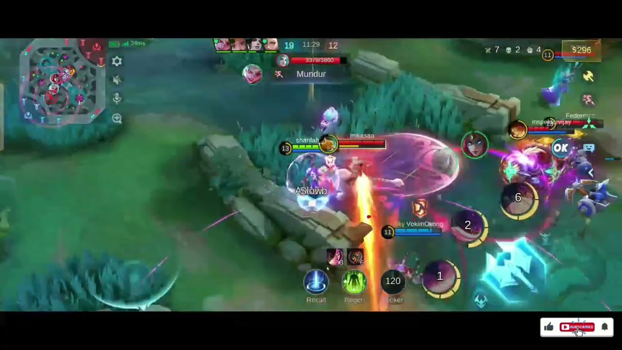 Ruby gameplay 109#mobilelegends #mlbb #ruby 