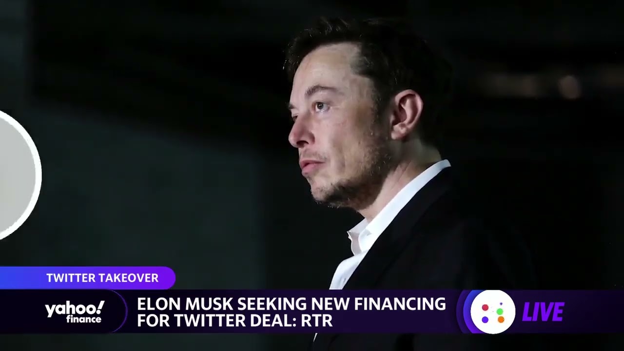 Elon Musk is reportedly seeking new financing for Twitter deal