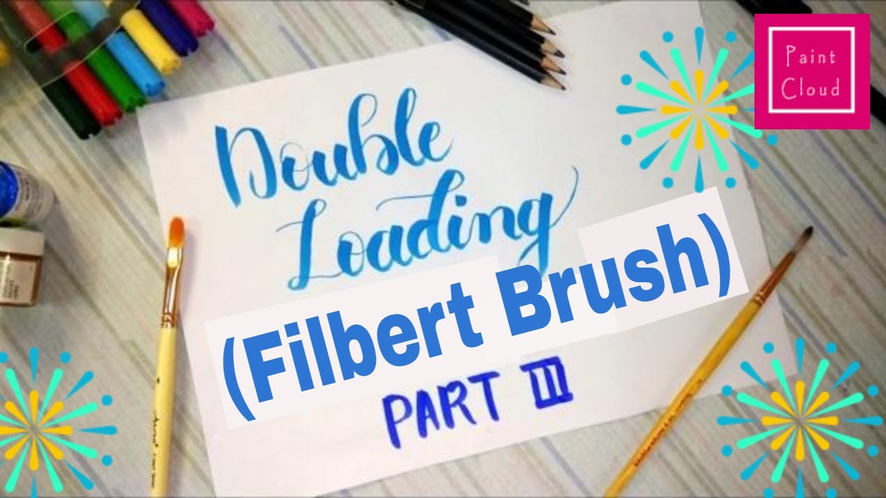 Double Loading Technique (Part3/4 Filbert brushes) | One Stroke Painting