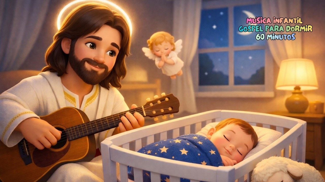 1 Hora de Canções de Ninar para Bebês Dormirem Rápido | Música Infantil Gospel | Louvor Infantil 