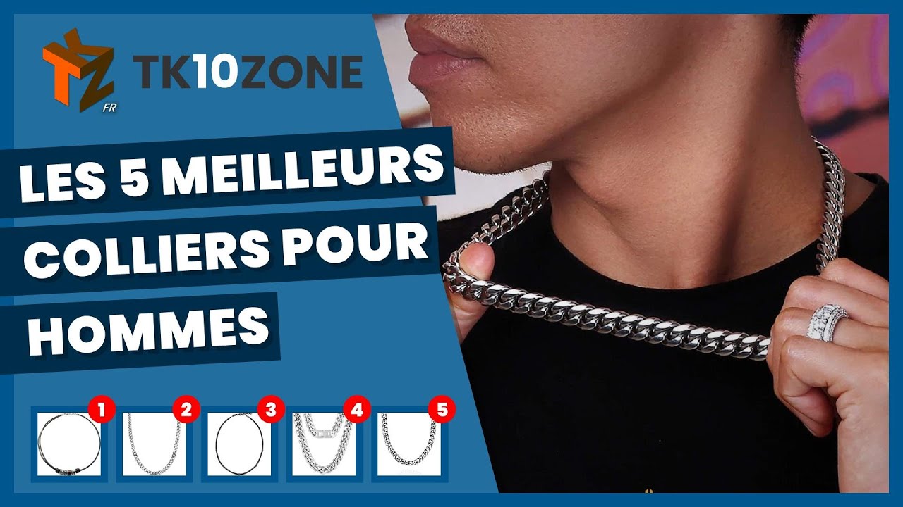 Les 5 meilleurs colliers pour hommes