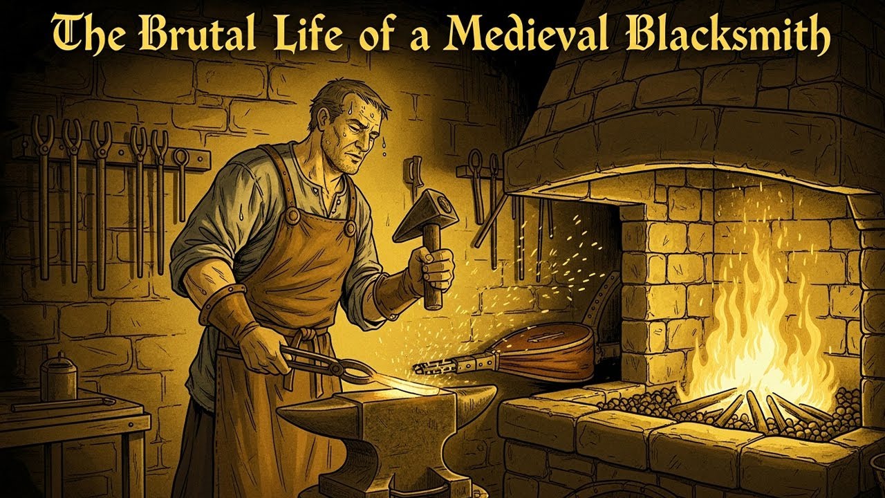 The Brutal Life of a Medieval Blacksmith | Medieval Forge Misery | Medieval Metal Misery