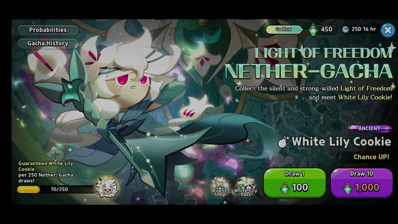 White Lily Cookie's Light of Freedom Nether gacha ost