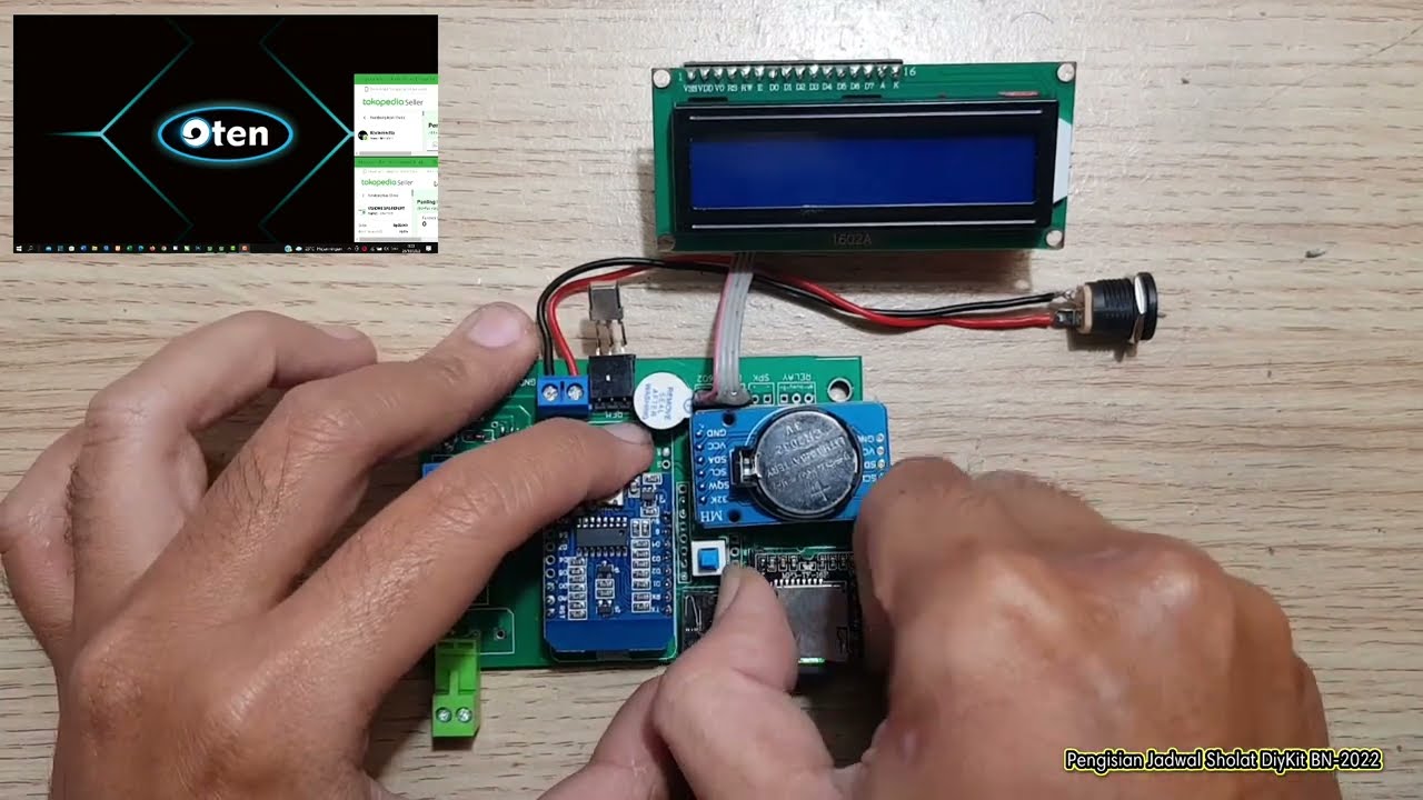 Cara mengisi Jadwal Sholat pada DIY KIT Mesin Auto Tarhim Adzan Otomatis AUTO TARTIL Murotal
