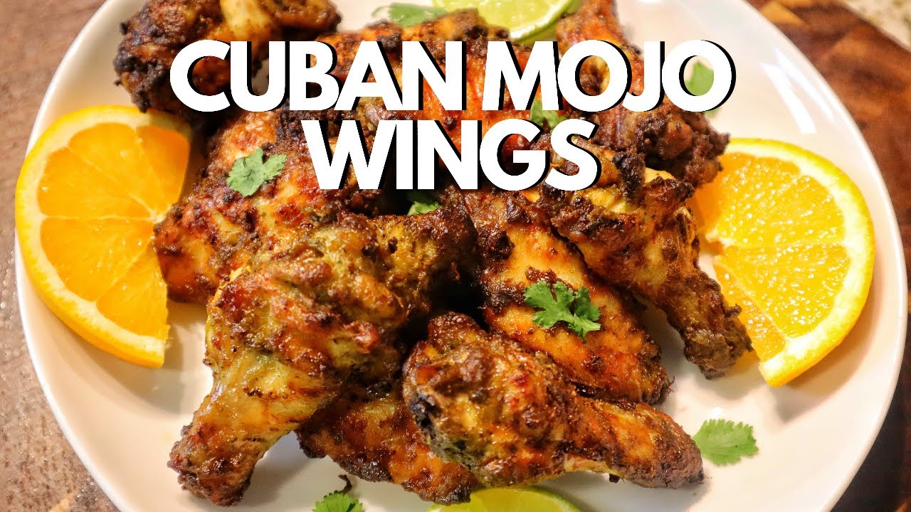 Cuban Mojo Chicken Wings In The Oven | Super Bowl Food Recipes | AMZCHEF Slow Juicer