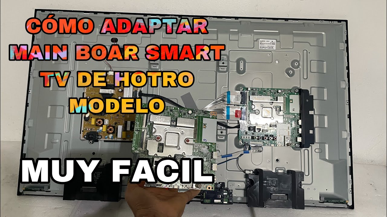 CÓMO ADAPTAR TARJETA SMART TV DE HOTRO MODELO MUY FÁCIL Y SENSILLO SOLUCIÓN MIRA LA CAUSA