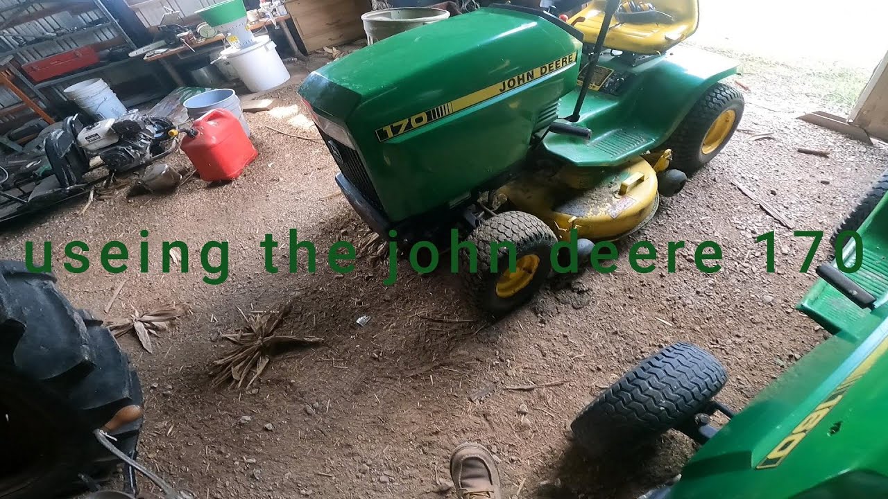 Useing the John Deere 170