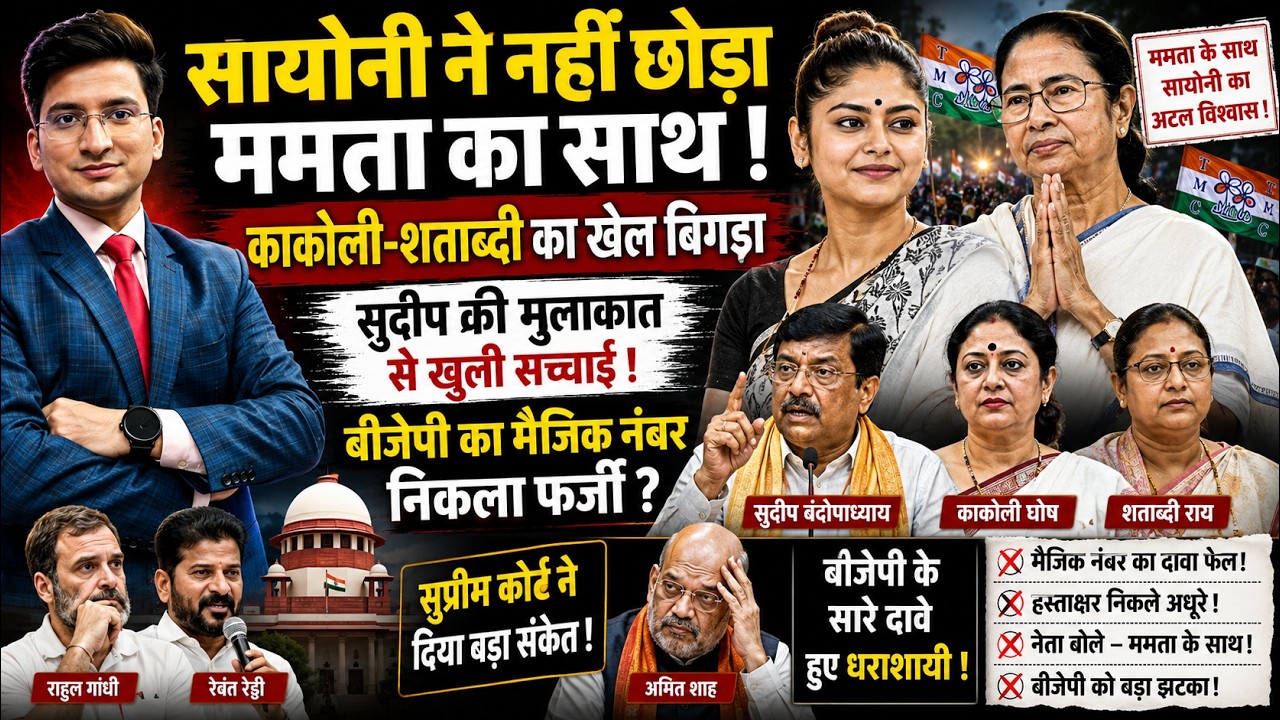 Saayoni Ghosh | Mamata Banerjee । The Rajneeti | West Bengal | Rahul Gandhi  | Mahua Moitra