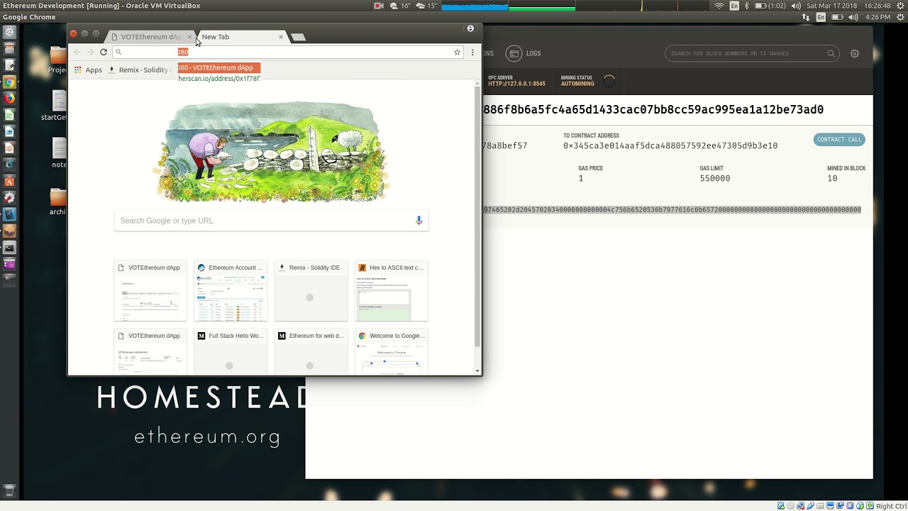 Hands-On with a Demo Ethereum Elections Management Application -- Part 1