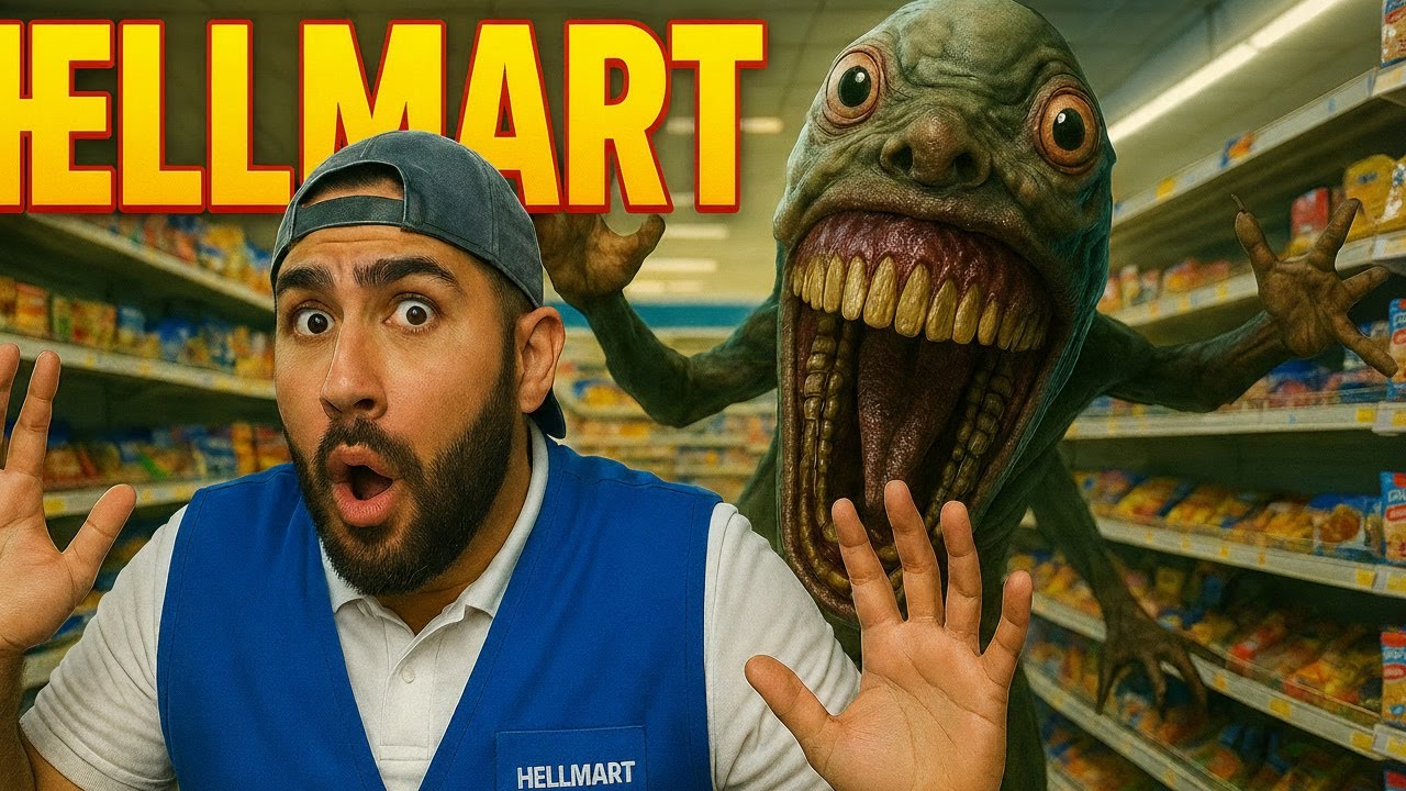 Trabajé 24 Horas en un Supermercado MALDITO | HELLMART
