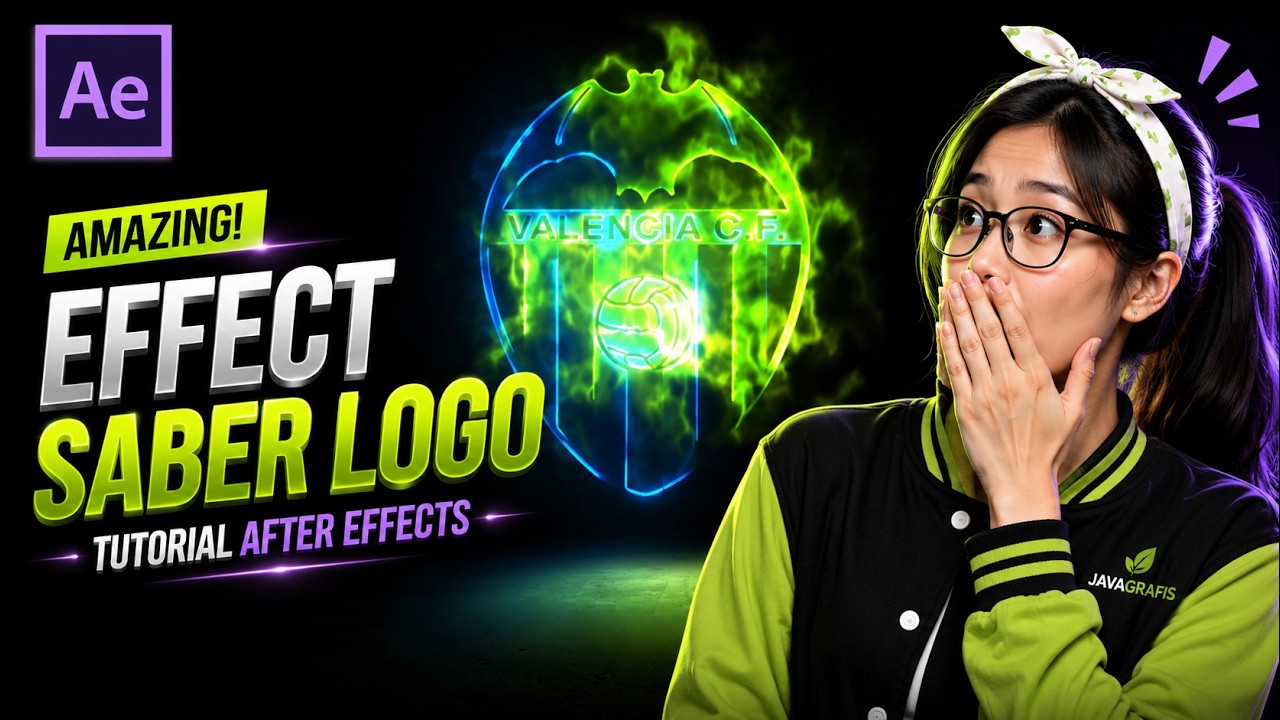 AMAZING! Effect Saber Logo - Tutorial After Effects Indonesia