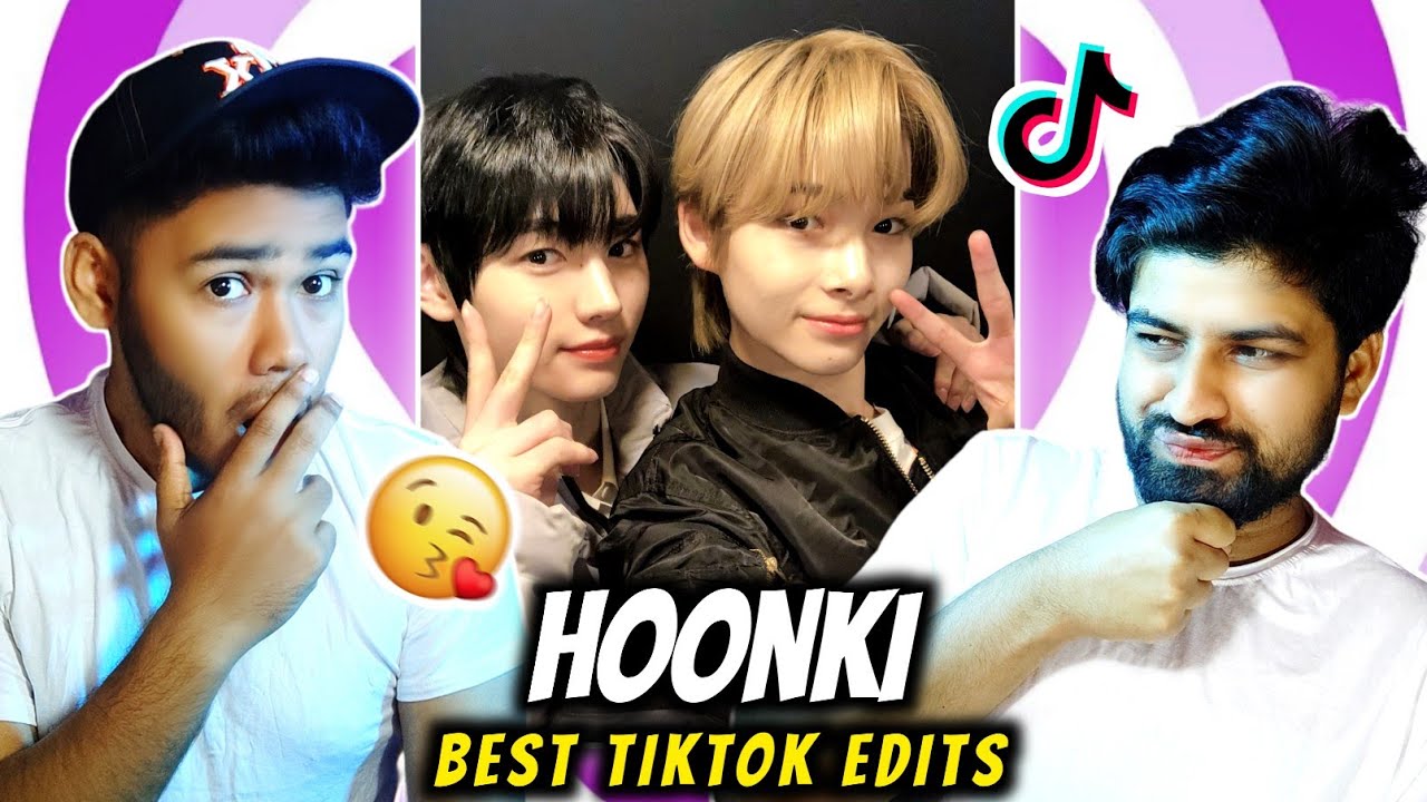 Reaction to Enhypen TikTok HOONKI (Sunghoon and Niki)