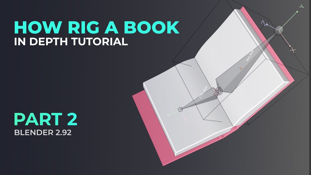 Book Rig - In depth (Inside Pages) [Part 2] Blender 2.92