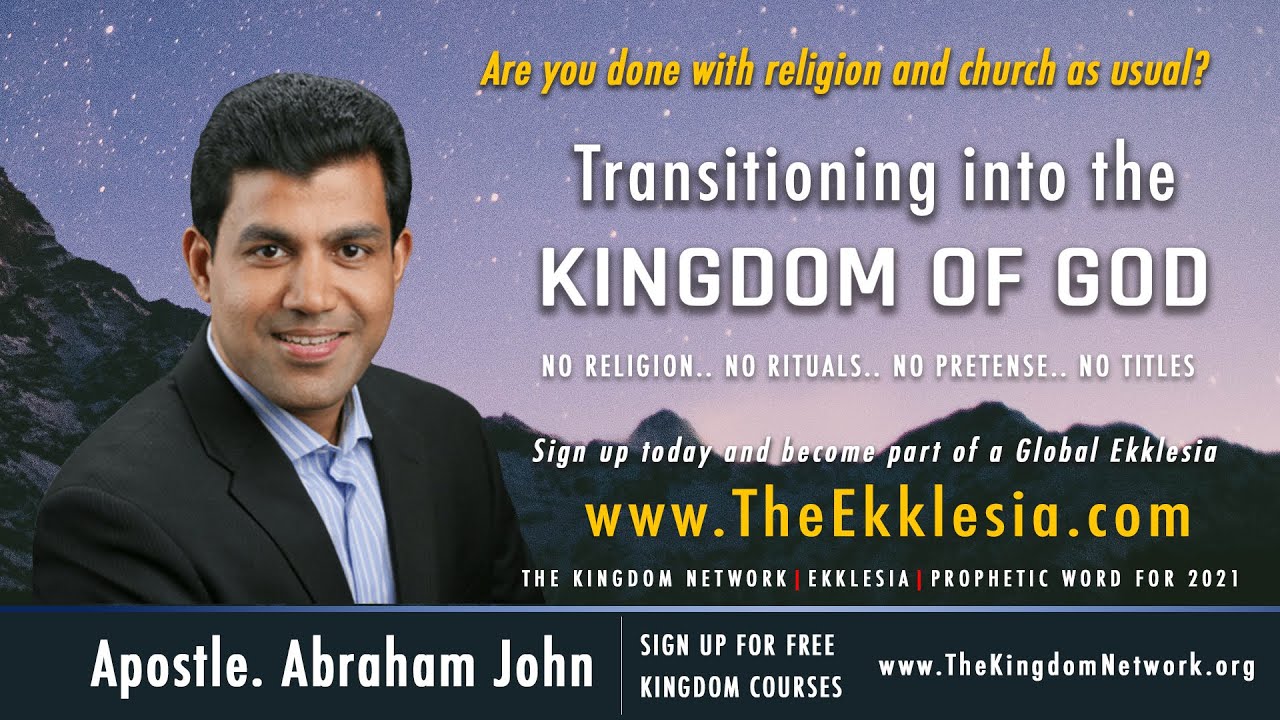 Transitioning into the Kingdom of God