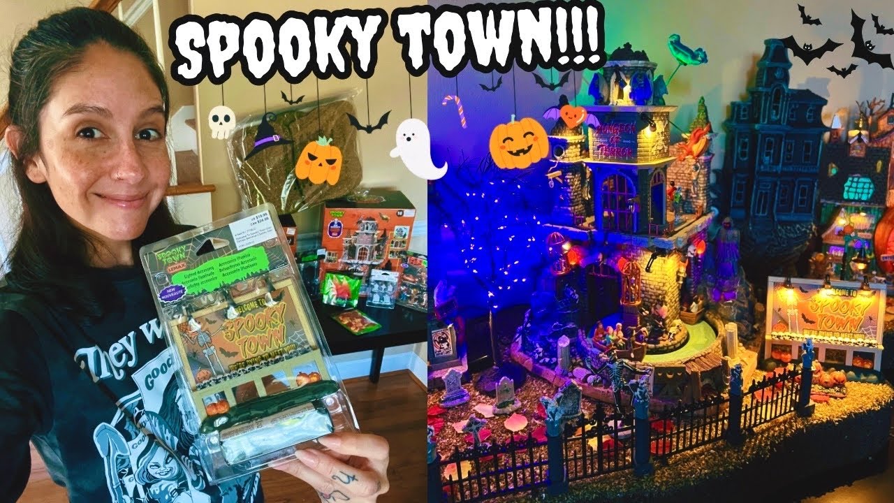 My Lemax SPOOKY TOWN 2025!🎃 Let’s Set it up Together!🖤 + Bath & Bodyworks FALL is HERE!🍂