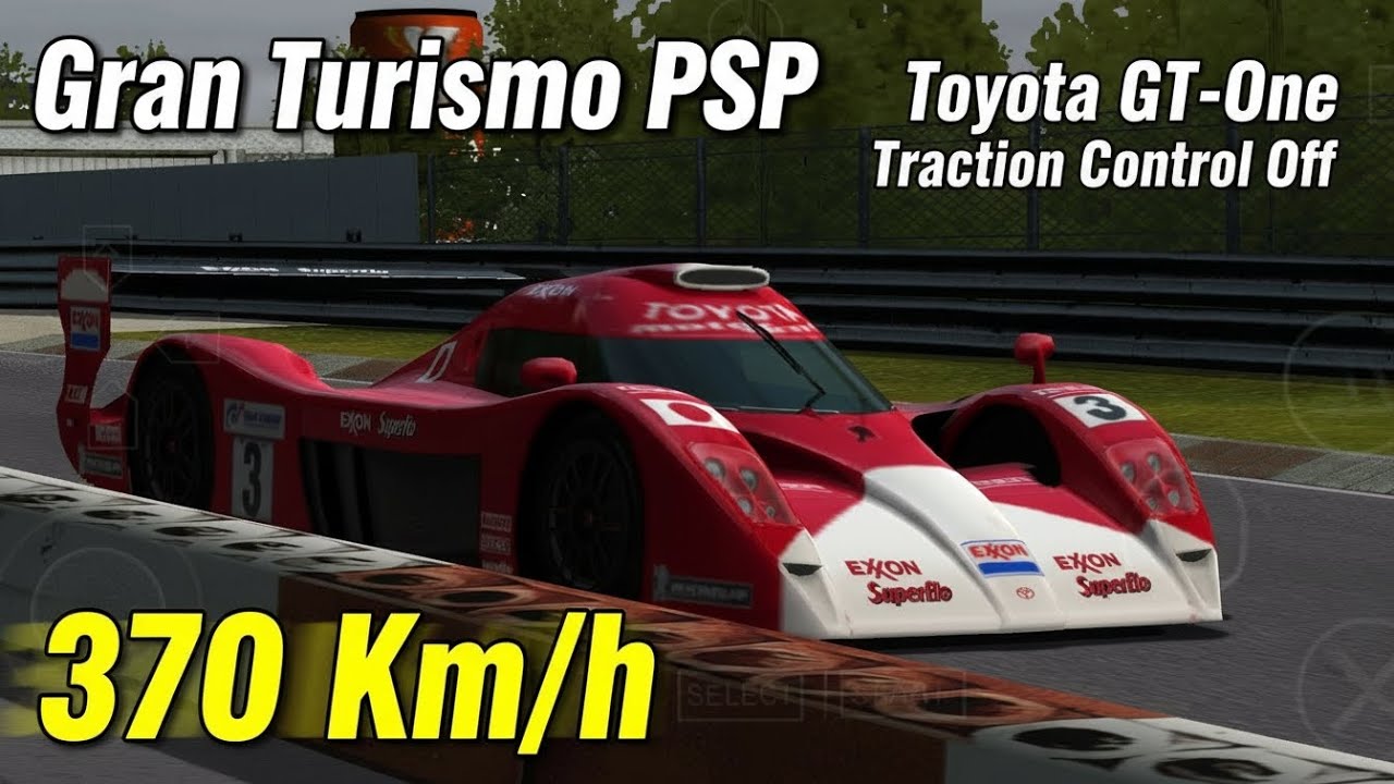 Test Driving Toyota GT-ONE Brutal TC off  | Gran Turismo PSP | N üburgring