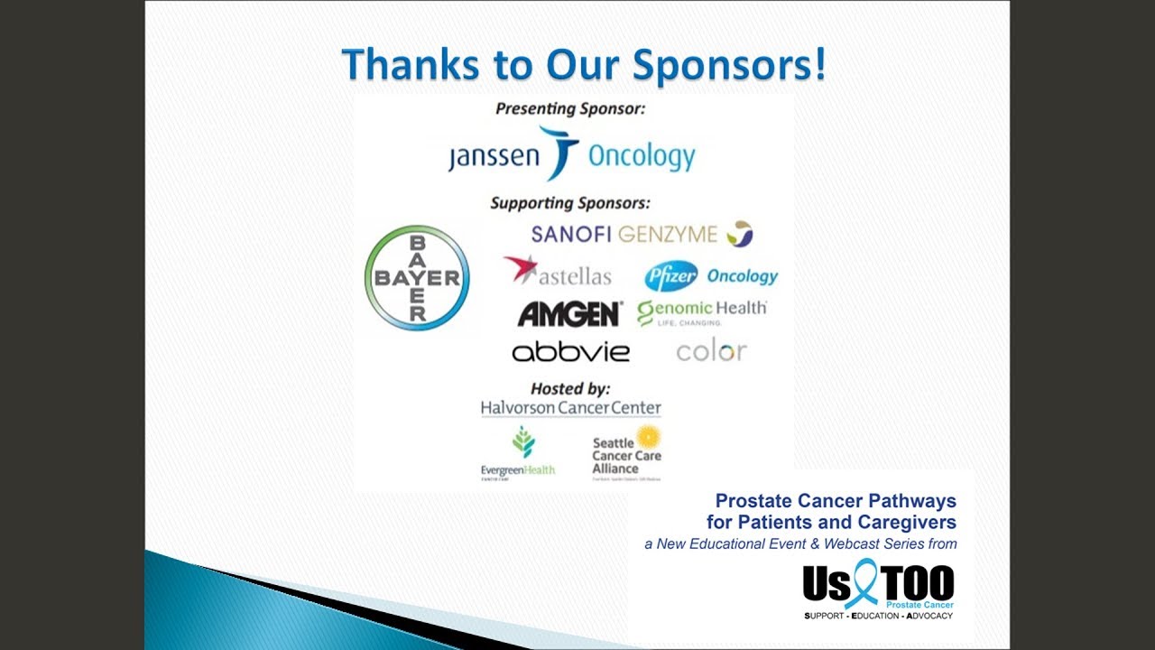 Us TOO Prostate Cancer Pathways for Patients & Caregivers - June 23, 2018, Kirkland, WA