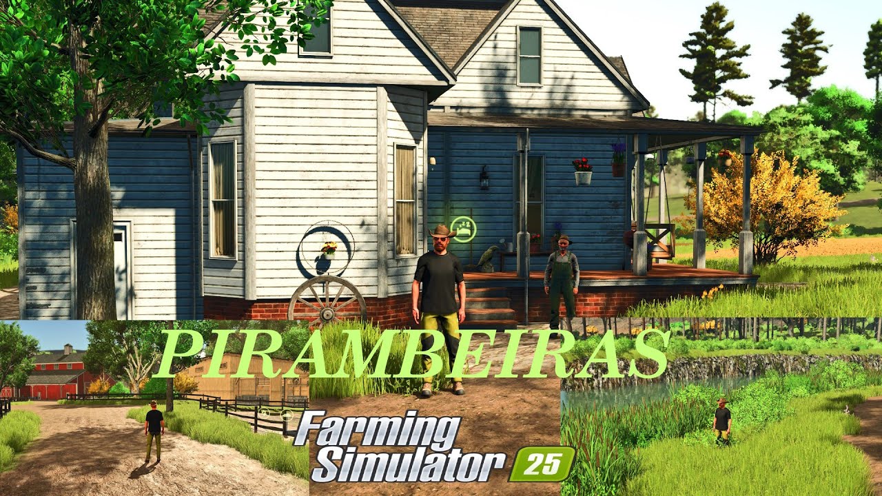 🔴 LIVE:💯New Map✨👉Pirambeiras Map v1.0.0.0 FS25 🎮 Gameplay