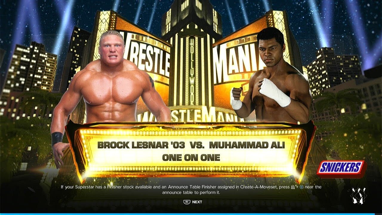 WWE 2K24 Brock Leaner Vs Mohammed Ali Gameplay PS4 / 2026