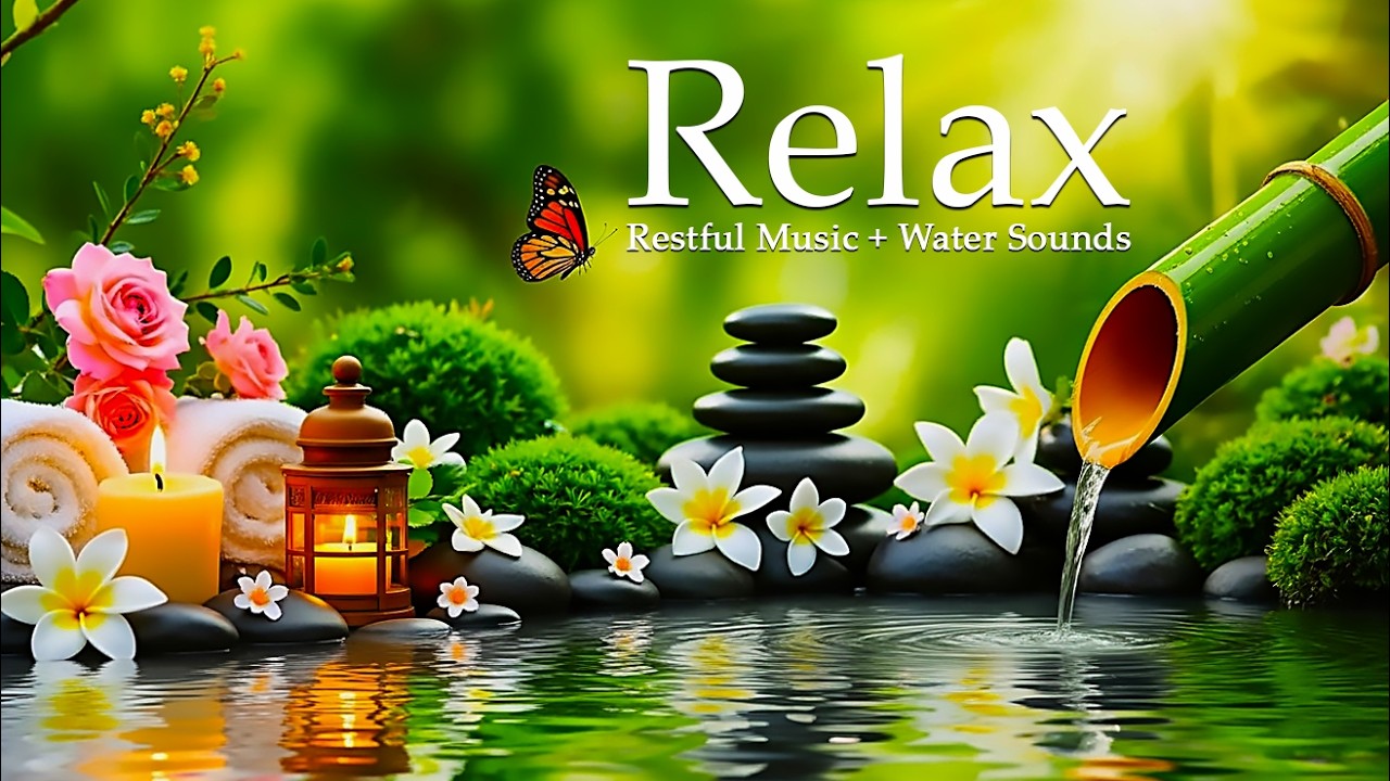 Peaceful Piano & Water Sounds 🌿 Inner Calm and Restful Sleep