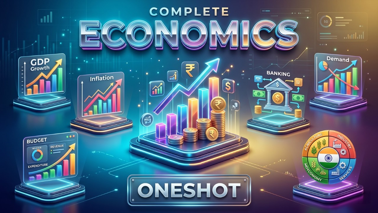 One Shot : Complete Economics | संपूर्ण अर्थशास्त्र | आसान कहानी में | Complete revision