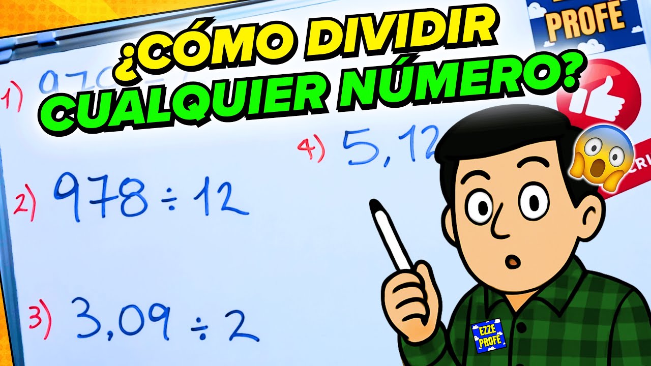 ¿Sabes DIVIDIR? | DIVISIÓN POR PARTES: Método para resolver todo tipo de DIVISIONES