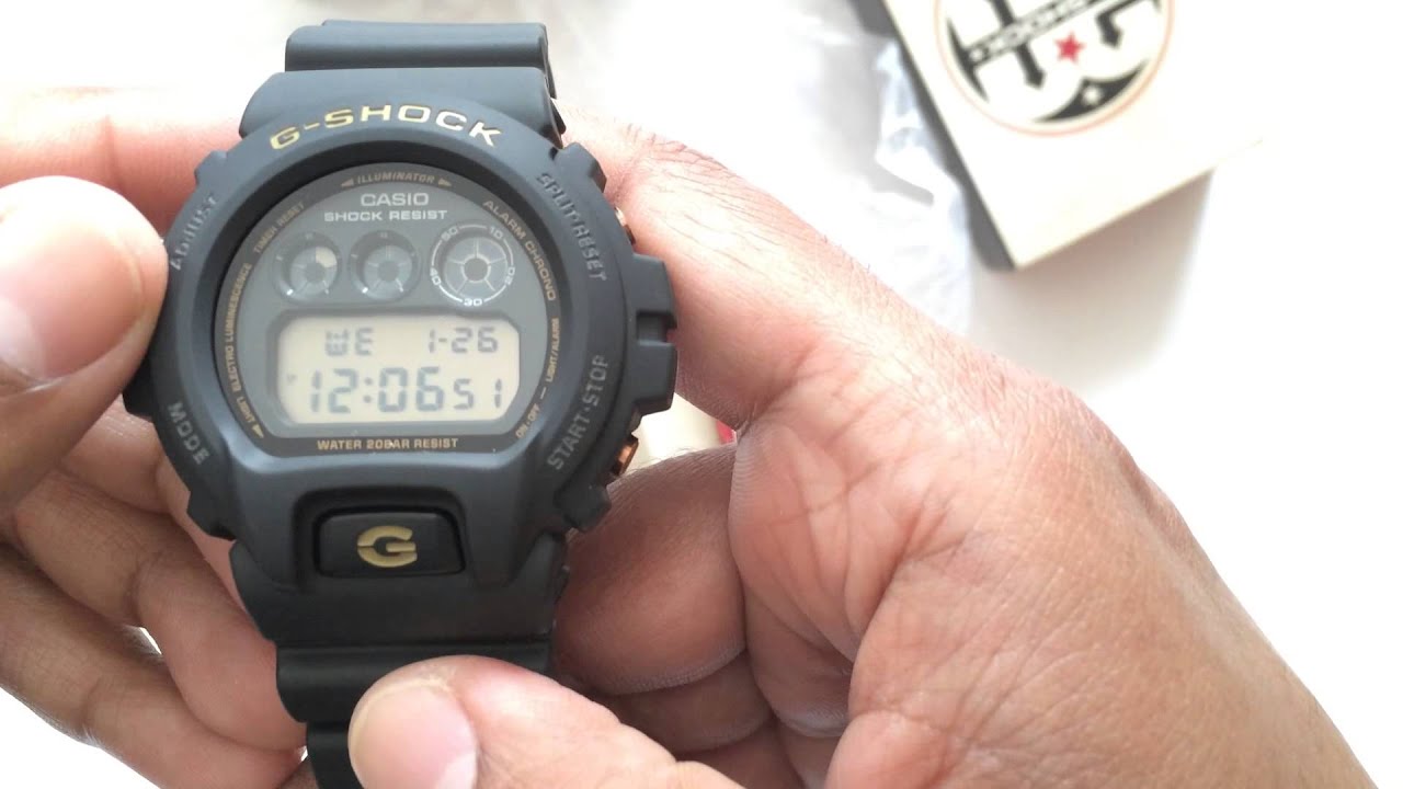 Review G-Shock DW6930C-1 30th Anniversary Watch Gold Casio