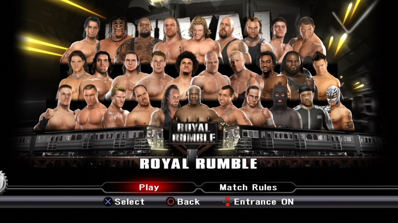 WWE SmackDown VS Raw 2009 PS3 - 30-Man Royal Rumble #1