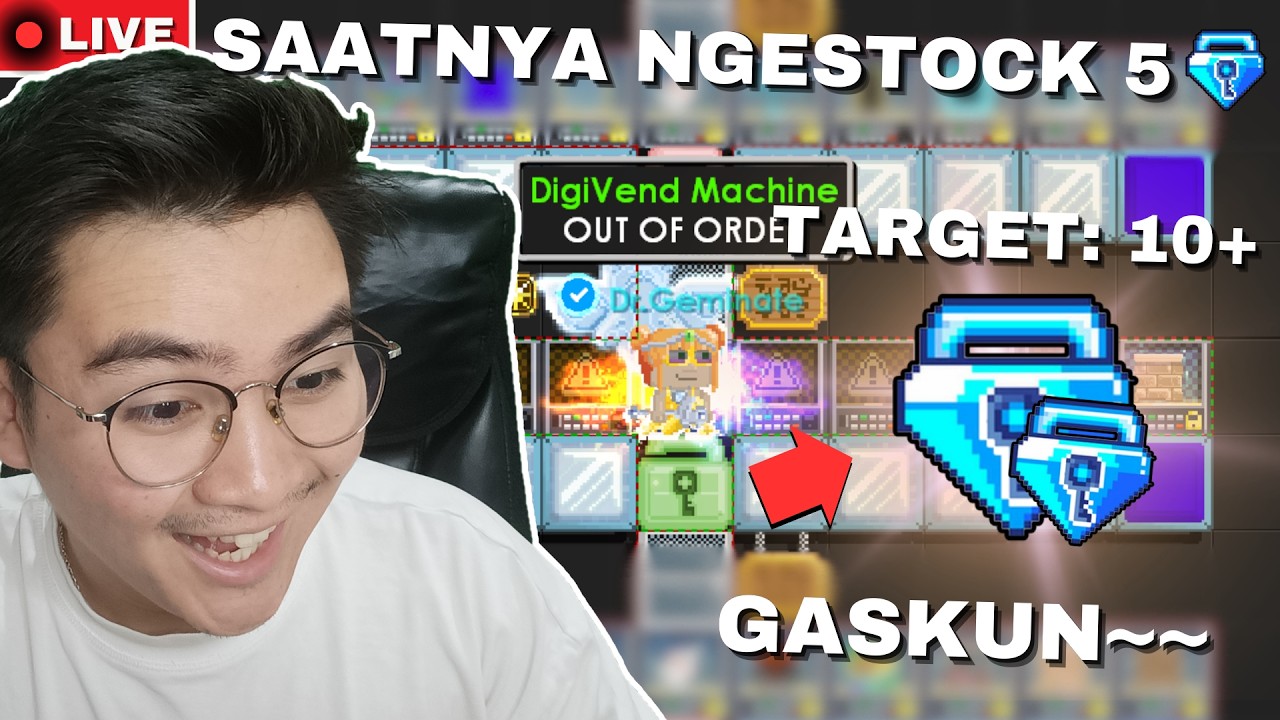 TARGET Profit 10 BGLS | Saatnya Stock Spot Vending!! | Growtopia 2026