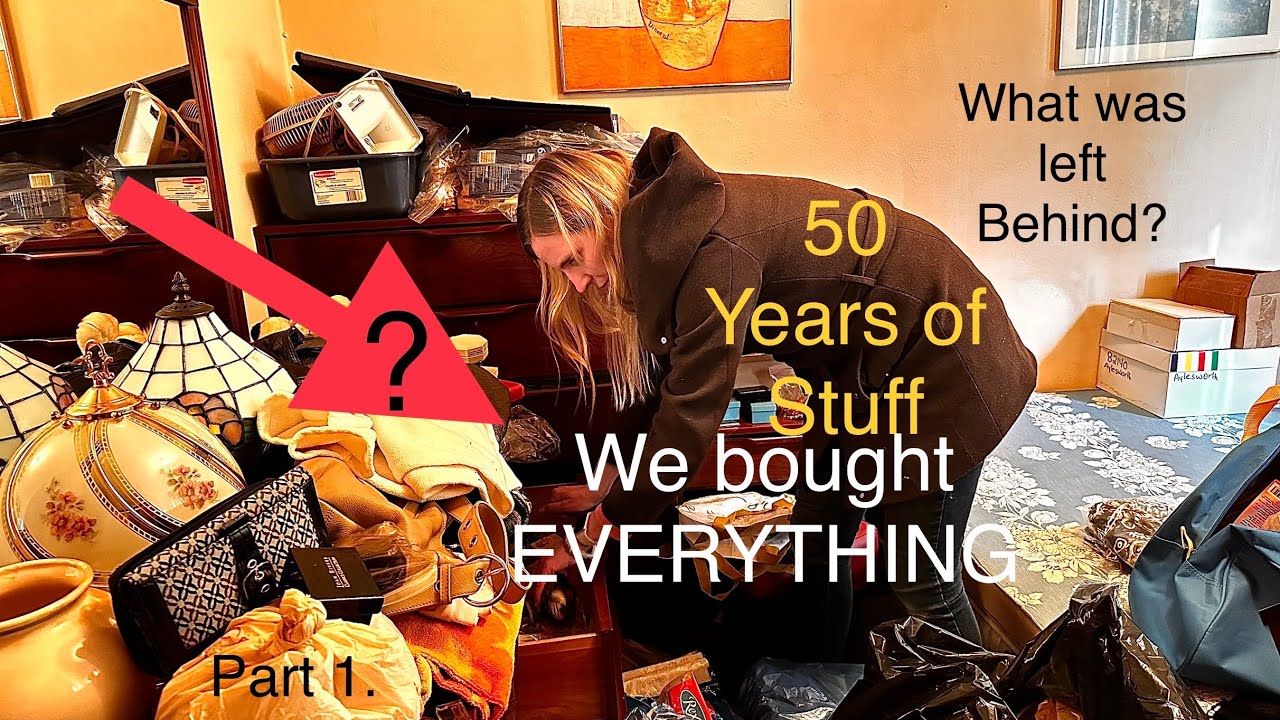 50 years of stuff & everything was left behind! We bought it all! What will we find?!?
