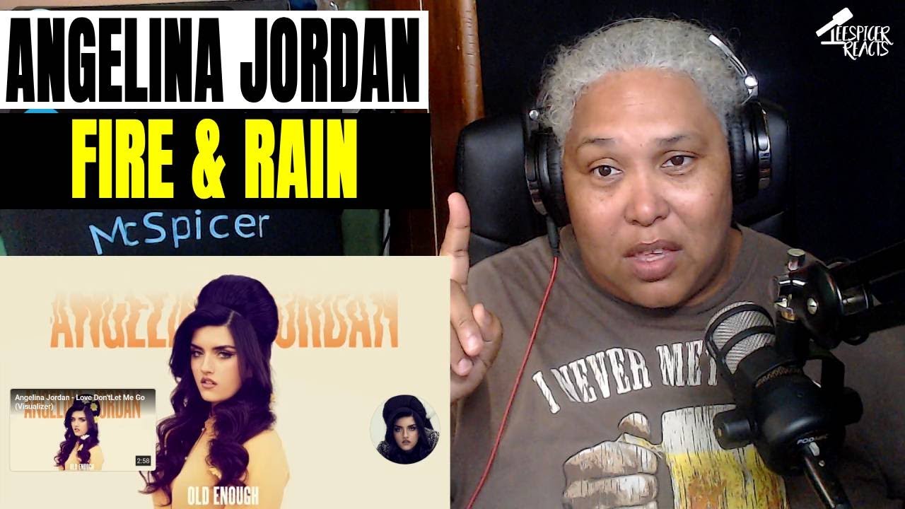 Angelina Jordan - Fire and Rain (Visualizer) - Review