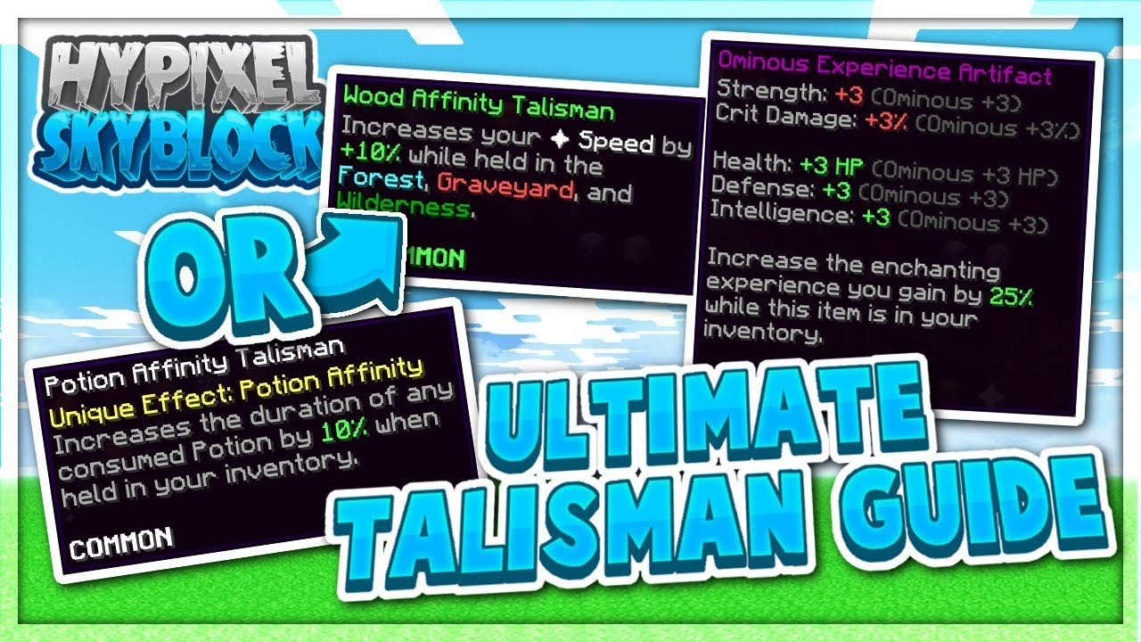 Ultimate Talisman Guide - Hypixel Skyblock