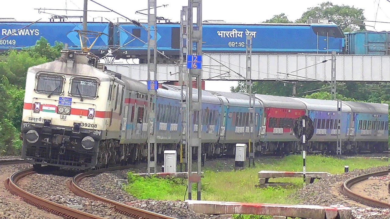 🔥Fastest 130 & 110 Kmph Trains | WAP-7 & WAP-4 Aggression on Howrah-Barddhaman Chord Line