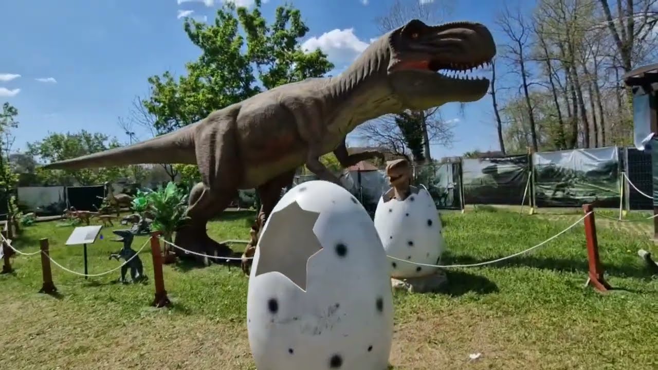 Tur virtual Dino Park Pitesti Aprilie 2025 #dinozauri #dinopark #pitesti #LuncaArgesului