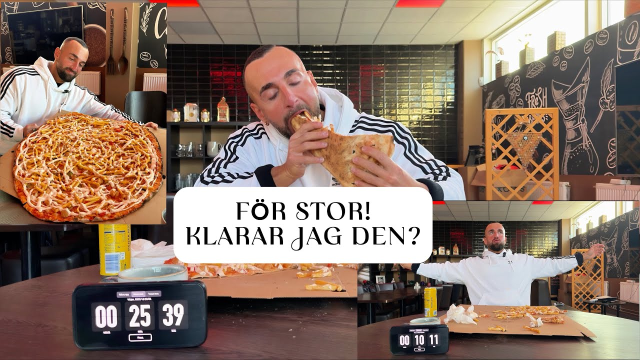 JAG UNDERSKATTADE DEN HÄR PIZZAN… VÄRLDENS STÖRSTA?!