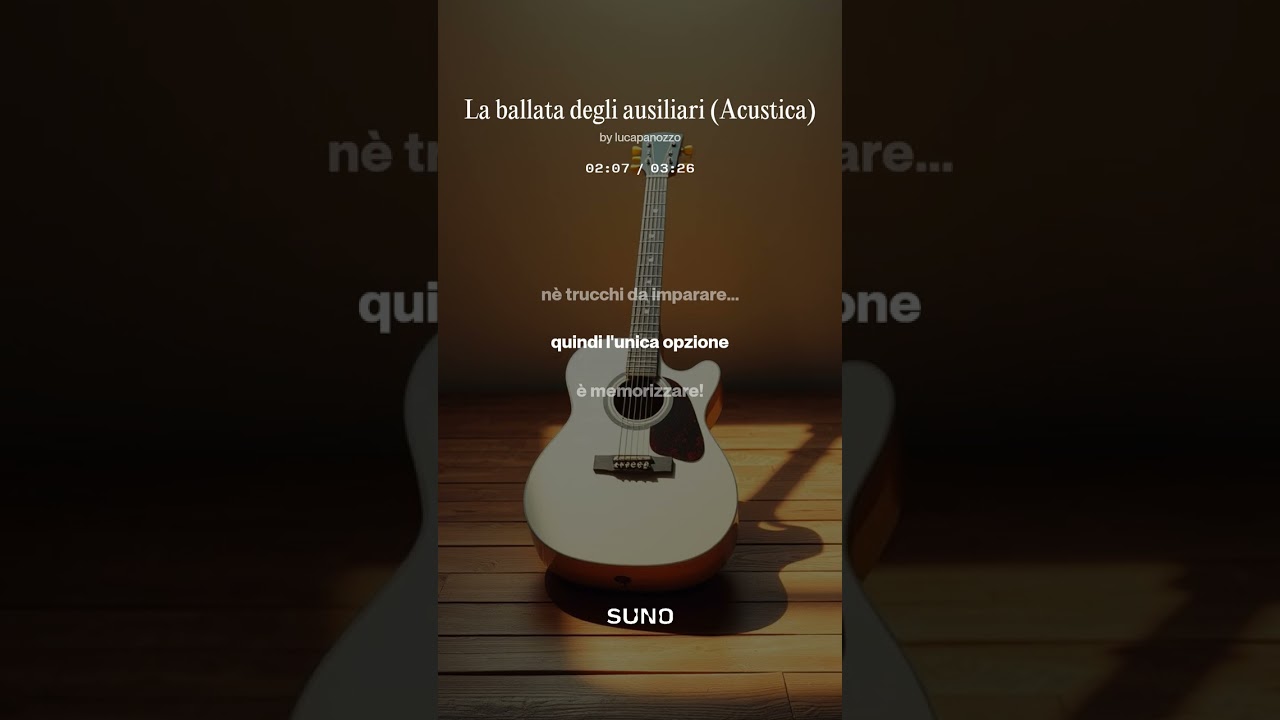 La ballata degli ausiliari (Acustica)