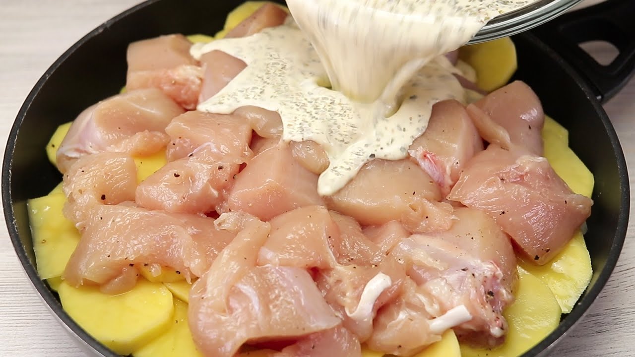 Он такой вкусный, что готовлю его почти каждый день. Невероятный рецепт из курицы и картофеля! # 233