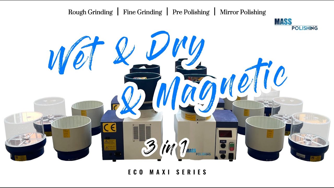 How to Polish 925 Silver Jewelry in 3 Functions Centrifugal Disc Finishing Machine