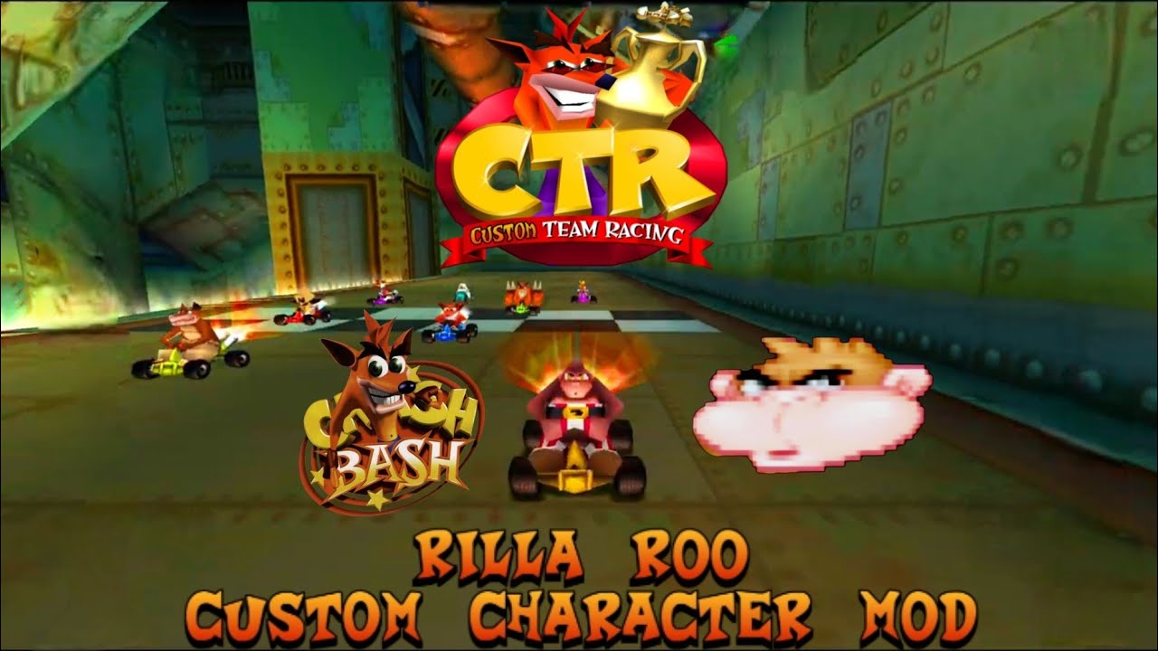 CTR Crash Team Racing: Rilla Roo Custom Character Mod