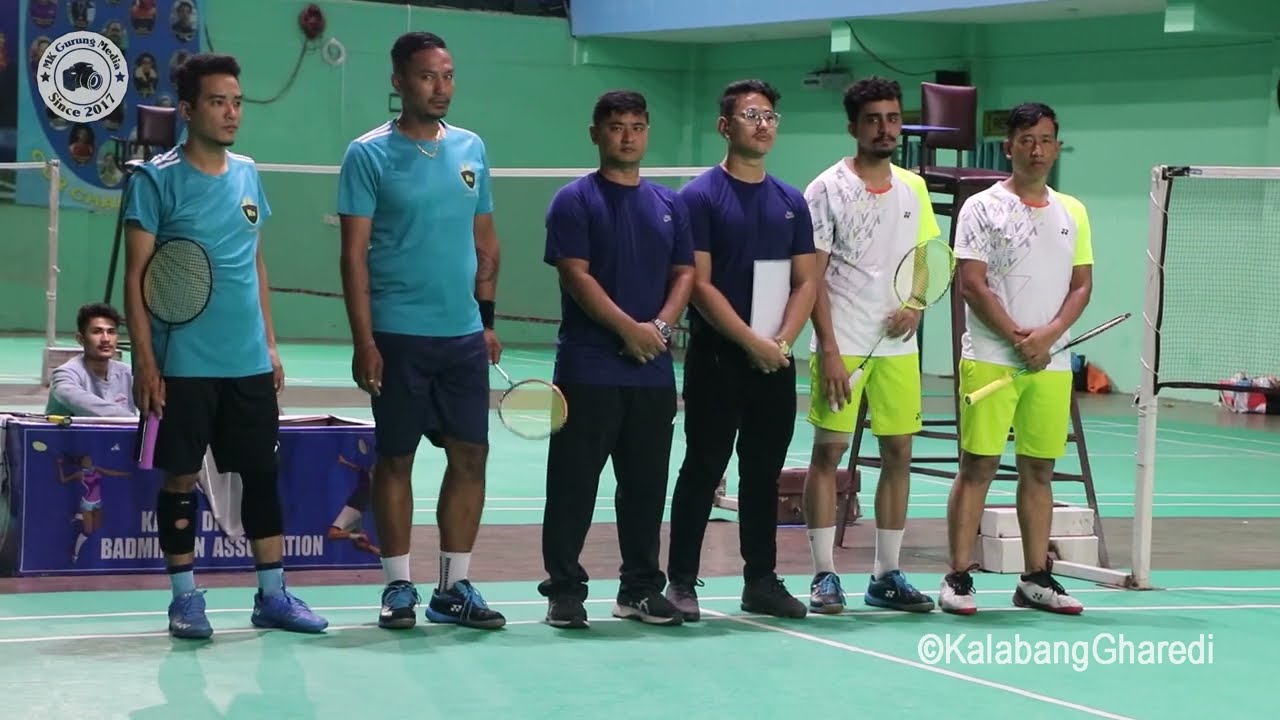 Bishal Vs  Bidhan || Mens Double ||Gandaki Open Badminton 2078 || mk baje ||