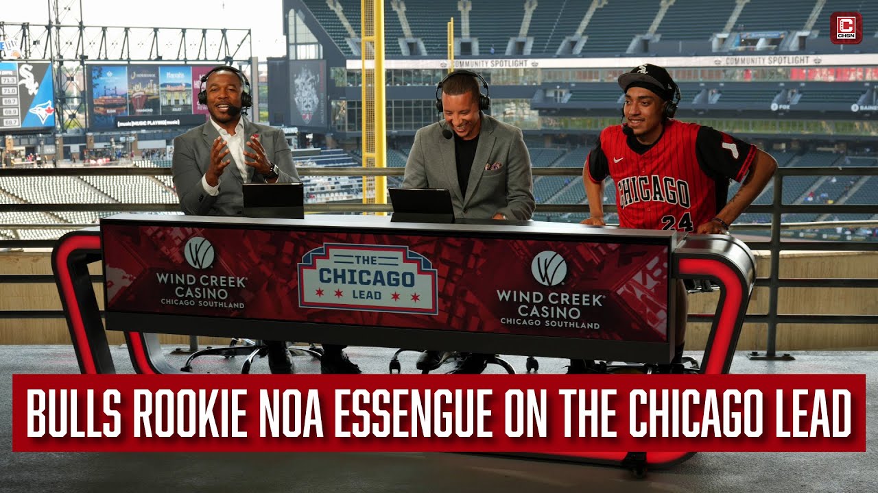 Bulls Rookie Noa Essengue ON SET to Discuss Journey from France | The Chicago Lead
