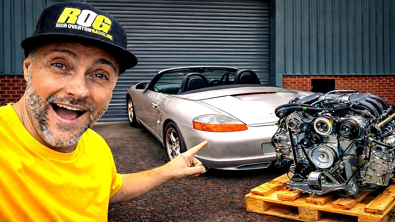 REBUILDING MY WRECKED PORSCHE 986 BOXSTER | FINALLY GETTING THE REBUILD ENGINE INSTALLED