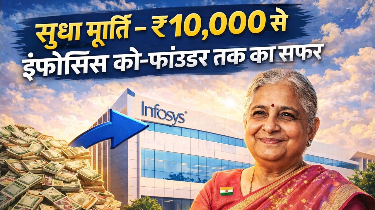 सुधा मूर्ति – ₹10,000 से इंफोसिस को-फाउंडर तक का सफ़र