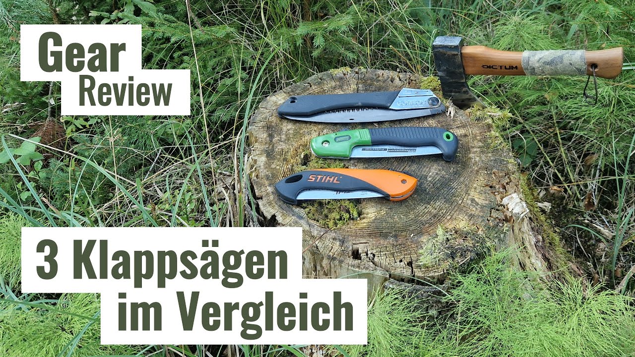 GEAR | 3 Klappsägen im Vergleich | Silky Gomboy Curve 240 | Stihl PR16 | Brüder Mannesmann Pro 180