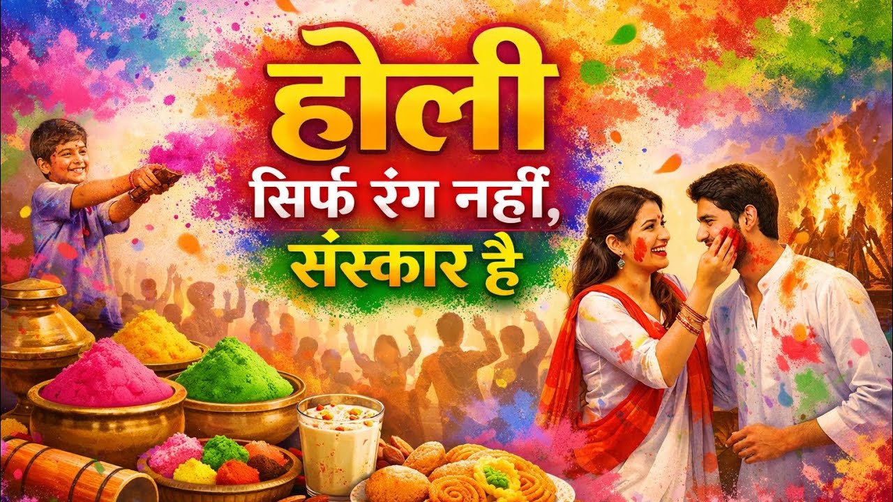 🛑 होली सिर्फ रंग नहीं, संस्कार है | #kathax Happy #holi 2026