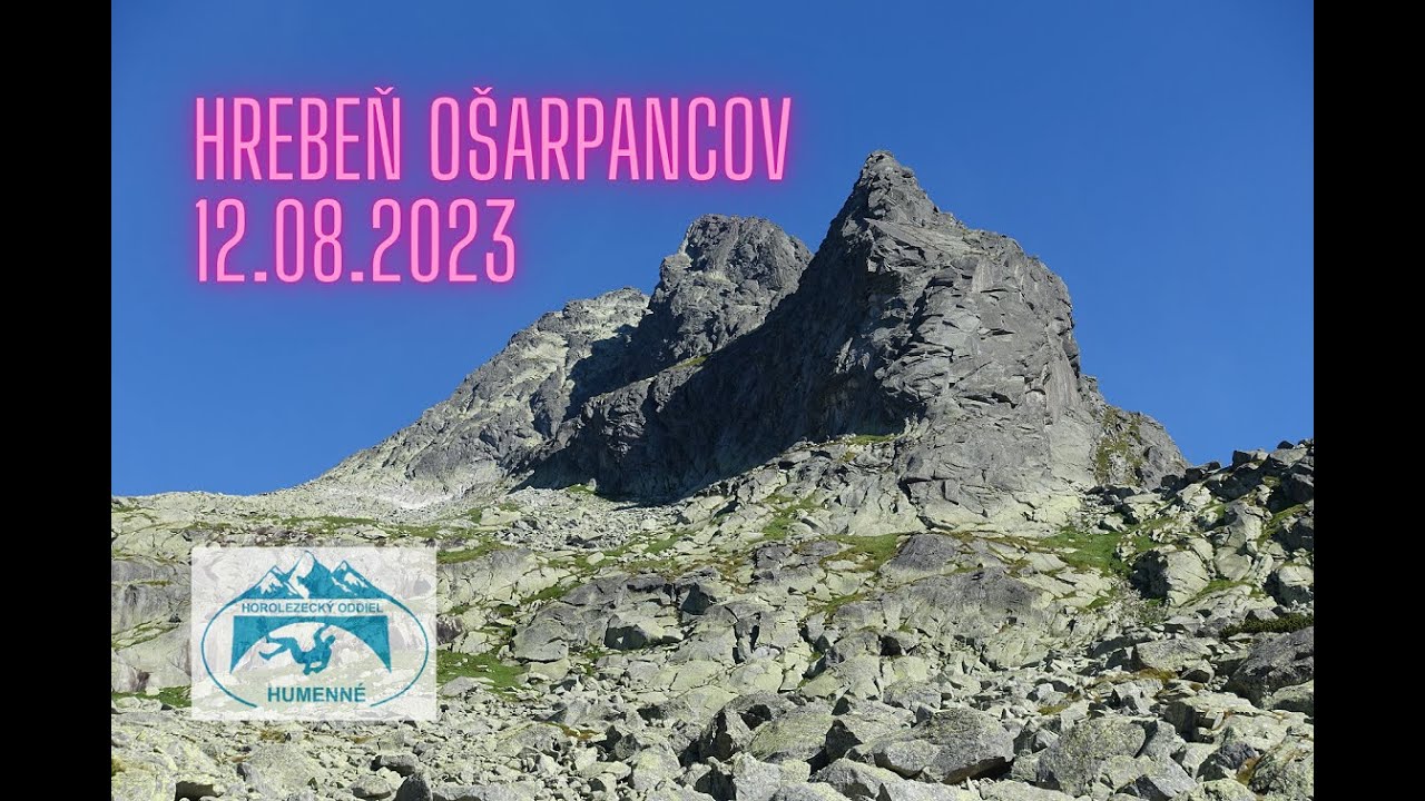 Hrebeň Ošarpancov (Vysoké Tatry 12.08.2023)