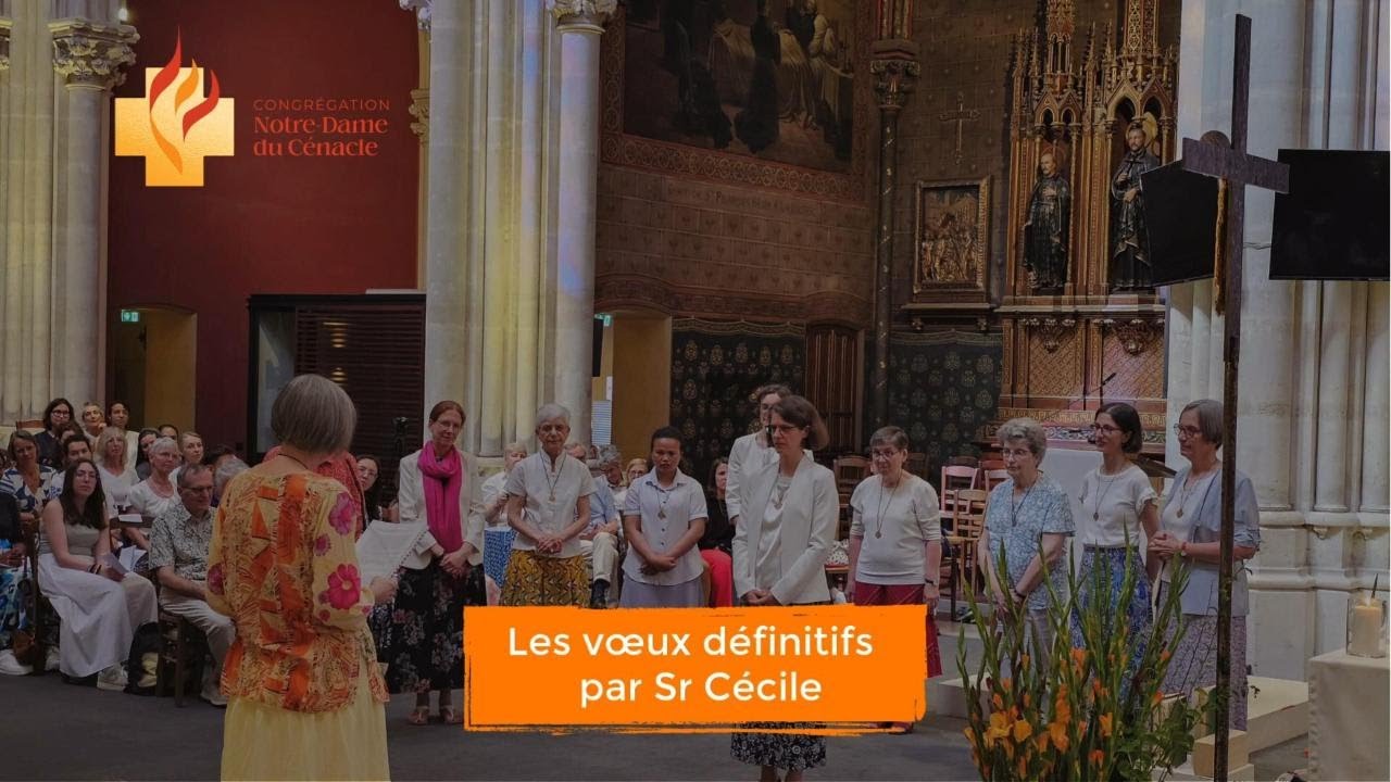 Les vœux définitifs de sœur Cécile